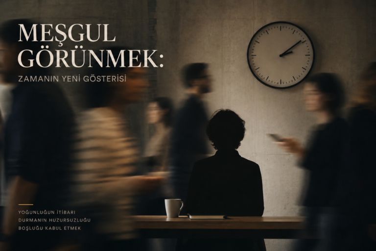 Meşgul Görünmek: Zamanın Yeni Gösterisi